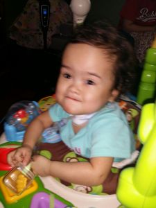 Is that a shy smile?